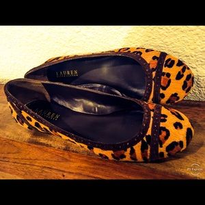 ⭐️SALE⭐️ Leopard Print Ralph Lauren Flats